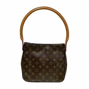 Louis Vuitton Brown and Tan MM Looping Tote
